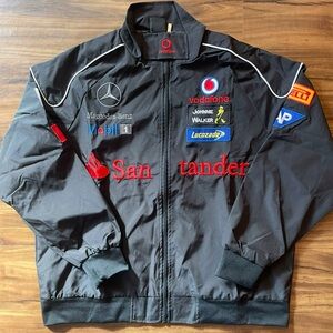 Mercedes Benz F1 Black Racing Jacket